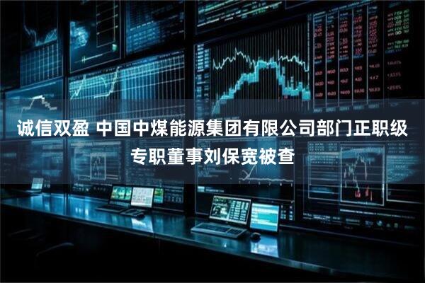 诚信双盈 中国中煤能源集团有限公司部门正职级专职董事刘保宽被查